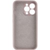 Чохол Silicone Case Full Camera Protective (AA) NO LOGO для Apple iPhone 14 Pro Max (6.7"), Сірий / Lavender