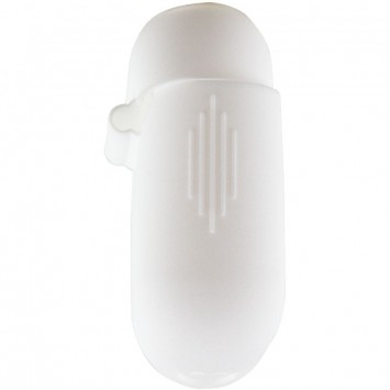 Силіконовий футляр New з карабіном для навушників Airpods 1/2 (Білий / White) - Apple AirPods - зображення 4 