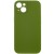 Чохол Silicone Case Full Camera Protective (AA) NO LOGO для Apple iPhone 15 Plus (6.7"), Зелений / Dark Olive