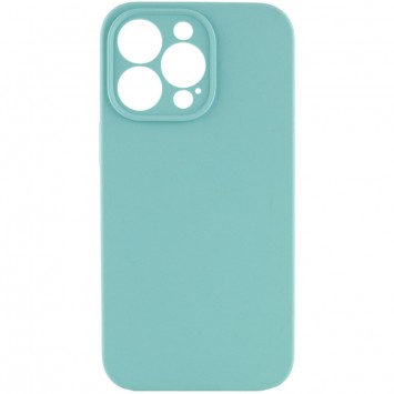 Чехол Silicone Case Full Camera Protective (AA) NO LOGO для Apple iPhone 15 Pro Max (6.7"), Бирюзовый / Marine Green