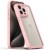 TPU чехол Transparent + Colour 1,5mm для Apple iPhone 12 Pro Max (6.7"), Pink