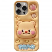 Силіконовий чохол Funny 3D для Apple iPhone 14 Pro Max (6.7"), Little bear