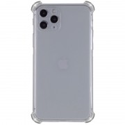 TPU чехол GETMAN Ease logo усиленные углы Full Camera для Apple iPhone 12 Pro Max (6.7"), Серый (прозрачный)