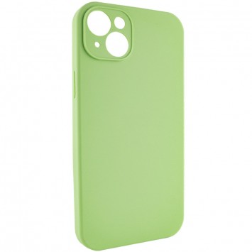 Чехол Silicone Case Full Camera Protective (AA) NO LOGO для Apple iPhone 15 Plus (6.7"), Мятный / Mint - iPhone 15 Plus - изображение 1