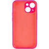 Чохол Silicone Case Full Camera Protective (AA) NO LOGO Apple iPhone 15 Plus (6.7"), Рожевий / Barbie pink