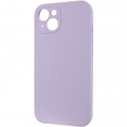 Чехол Silicone Case Full Camera Protective (AA) NO LOGO для Apple iPhone 15 Plus (6.7"), Сиреневый / Lilac