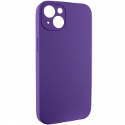 Чехол Silicone Case Full Camera Protective (AA) NO LOGO для Apple iPhone 15 Plus (6.7"), Фиолетовый / Amethyst