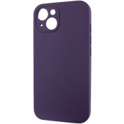 Чехол Silicone Case Full Camera Protective (AA) NO LOGO для Apple iPhone 15 Plus (6.7"), Фиолетовый / Elderberry