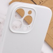 Чехол Silicone Case Full Camera Protective (AA) NO LOGO для Apple iPhone 15 Pro (6.1"), Белый / White