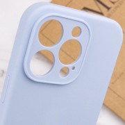 Чохол Silicone Case Full Camera Protective (AA) NO LOGO для Apple iPhone 15 Pro (6.1"), Синій / Lilac Blue