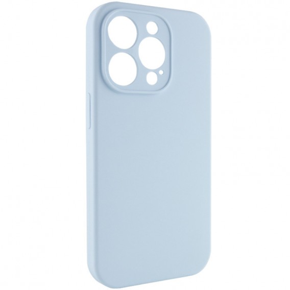 Чохол Silicone Case Full Camera Protective (AA) NO LOGO для Apple iPhone 15 Pro (6.1"), Синій / Sweet Blue