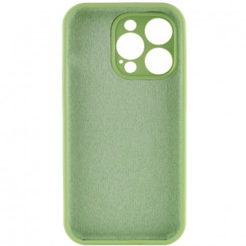 Чехол Silicone Case Full Camera Protective (AA) NO LOGO для Apple iPhone 15 Pro (6.1"), Мятный / Mint - iPhone 15 Pro - изображение 3