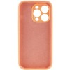 Чохол Silicone Case Full Camera Protective (AA) NO LOGO для Apple iPhone 15 Pro (6.1"), Помаранчевий / Cantaloupe