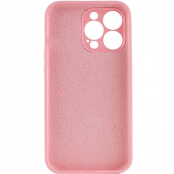 Чехол Silicone Case Full Camera Protective (AA) NO LOGO для Apple iPhone 15 Pro (6.1"), Розовый / Light pink - iPhone 15 Pro - изображение 1
