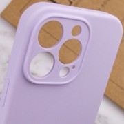Чехол Silicone Case Full Camera Protective (AA) NO LOGO для Apple iPhone 15 Pro (6.1"), Сиреневый / Lilac