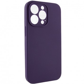 Чехол Silicone Case Full Camera Protective (AA) NO LOGO для Apple iPhone 15 Pro (6.1"), Фиолетовый / Elderberry - iPhone 15 Pro - изображение 1