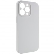 Чехол Silicone Case Full Camera Protective (AA) NO LOGO для Apple iPhone 15 Pro Max (6.7"), Белый / White