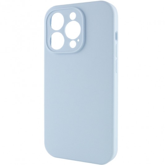 Чехол Silicone Case Full Camera Protective (AA) NO LOGO для Apple iPhone 15 Pro Max (6.7"), Голубой / Sweet Blue - изображение 2