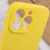 Чохол Silicone Case Full Camera Protective (AA) NO LOGO для Apple iPhone 15 Pro Max (6.7"), Жовтий / Yellow