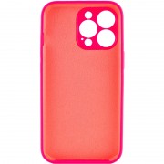 Чехол Silicone Case Full Camera Protective (AA) NO LOGO для Apple iPhone 15 Pro Max (6.7"), Розовый / Barbie pink