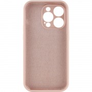 Чехол Silicone Case Full Camera Protective (AA) NO LOGO для Apple iPhone 15 Pro Max (6.7"), Розовый / Pink Sand