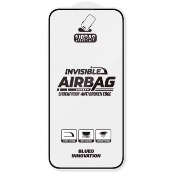 Защитное 3D стекло Blueo Invisible Airbag Anti-broken для Apple iPhone 14 Pro Max / 15 Plus (6.7"), Черный - iPhone 15 Plus - изображение 1
