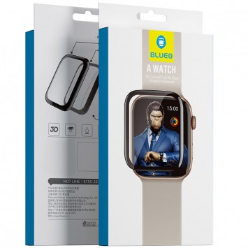 Защитная 3D пленка Blueo High-Molecule для Apple Watch 44mm, Черный - Защитные стекла и пленки для Apple Watch - изображение 3