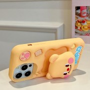 Силіконовий чохол Funny 3D для Apple iPhone 15 Pro (6.1"), Little bear