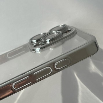 Чехол TPU+PC Glittershine для Apple iPhone 14 Pro (6.1"), Silver - Чехлы для iPhone 14 Pro - изображение 1