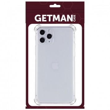 TPU чохол GETMAN Ease logo посилені кути Full Camera для Apple iPhone 12 Pro Max (6.7"), Безбарвний (прозорий) - зображення 1 