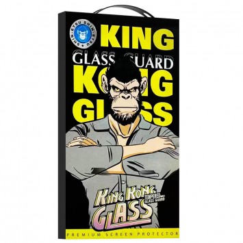 Защитное 2.5D стекло King Kong HD для Apple iPhone 14 Pro Max / 15 Plus (6.7"), Черный - iPhone 15 Plus - изображение 3