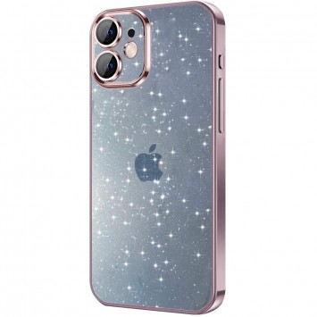 Чехол TPU+PC Glittershine для Apple iPhone 12 (6.1"), Rose Gold