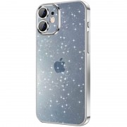 Чехол TPU+PC Glittershine для Apple iPhone 12 (6.1"), Silver