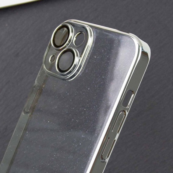 Чохол TPU+PC Glittershine для Apple iPhone 15 (6.1"), Silver