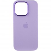 Чехол Silicone Case Metal Buttons (AA) для Apple iPhone 14 Pro (6.1"), Сиреневый / Lilac