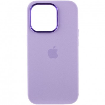 Чехол Silicone Case Metal Buttons (AA) для Apple iPhone 14 Pro (6.1"), Сиреневый / Lilac - Чехлы для iPhone 14 Pro - изображение 6