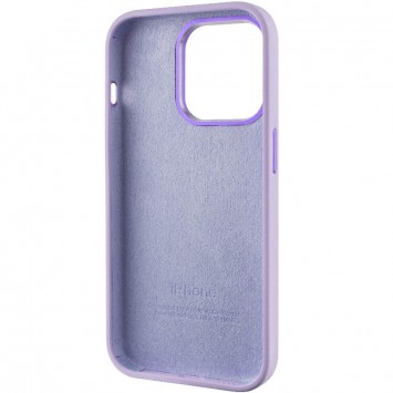 Чехол Silicone Case Metal Buttons (AA) для Apple iPhone 14 Pro (6.1"), Сиреневый / Lilac - Чехлы для iPhone 14 Pro - изображение 4