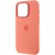 Чехол Silicone Case Metal Buttons (AA) для Apple iPhone 14 Pro (6.1"), Розовый / Pink Pomelo