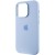 Чехол Silicone Case Metal Buttons (AA) для Apple iPhone 14 Pro (6.1"), Голубой / Blue Fog