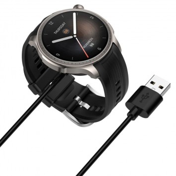 Кабель для зарядки часов Amazfit Balance (A2286) с USB-коннектором и магнитным креплением для удобного и надежного подключения.