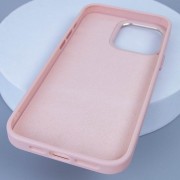 Шкіряний чохол Bonbon Leather Metal Style with MagSafe Apple iPhone 15 Pro Max (6.7"), Рожевий / Light pink