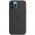 Чохол Silicone case (AAA) full with Magsafe and Animation для Apple iPhone 12 Pro Max (6.7"), Чорний / Black