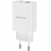 Зарядное устройство Borofone BA56A Lavida PD20W/QC3.0 USB+Type-C, Белый