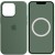 Чехол Silicone case (AAA) full with Magsafe and Animation для Apple iPhone 13 Pro (6.1"), Зеленый / Eucalyptus