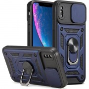 Ударопрочный чехол Camshield Serge Ring для Apple iPhone X / XS (5.8"), Синий