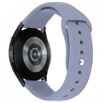 Силіконовий ремінець Sport для Smart Watch 20mm, Сірий / Lavender Gray