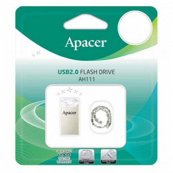 Флеш накопитель Apacer USB 2.0 AH111 32GB, Серебряный -  - изображение 1