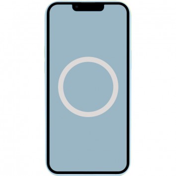 Чохол Silicone case (AAA) full with Magsafe and Animation для Apple iPhone 13 (6.1"), Синій / Blue Fog - Чохли для iPhone 13 - зображення 2 