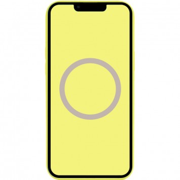 Чохол Silicone case (AAA) full with Magsafe and Animation для Apple iPhone 13 (6.1"), Жовтий / Lemon Zest - Чохли для iPhone 13 - зображення 2 