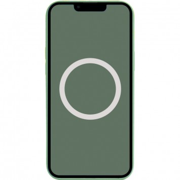 Чехол Silicone case (AAA) full with Magsafe and Animation для Apple iPhone 13 (6.1"), Зеленый / Eucalyptus - Чехлы для iPhone 13 - изображение 2